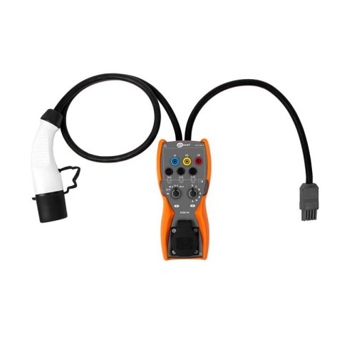 Adapter elektromos járművek töltőállomásainak teszteléséhez
