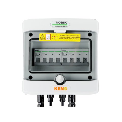 DC védelmi elosztó, 2 x PV sztring, 2x MPPT, 2x DC 4P 16A 1000V