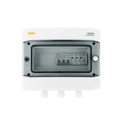 Inverter csatlakozódoboz 1 + 2 típusú váltakozó áramú túlfeszültség-levezetővel, C20A 3-F