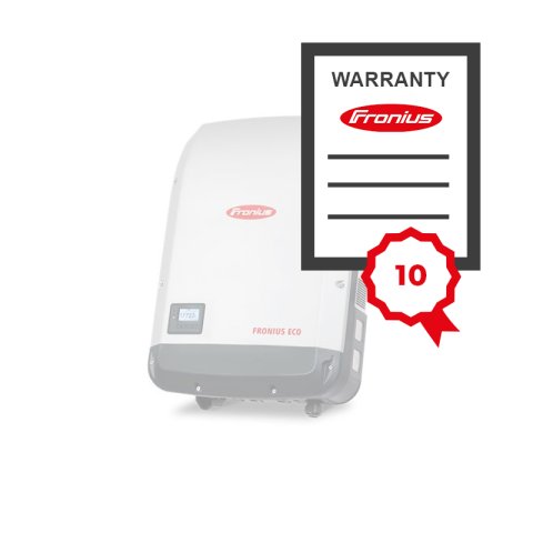 STANDARD Garancia 10 év Fronius ECO 27.0-3-S Light