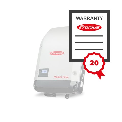 Standard Garancia 20 év Fronius Primo 3.5-1 WiFi