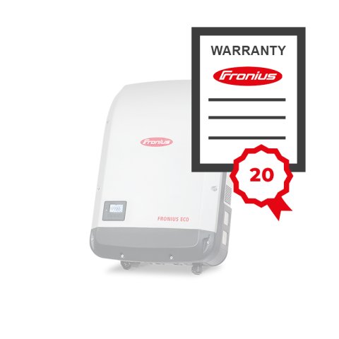 Standard Garancia 20 év Fronius ECO 25.0-3-S Wi-Fi