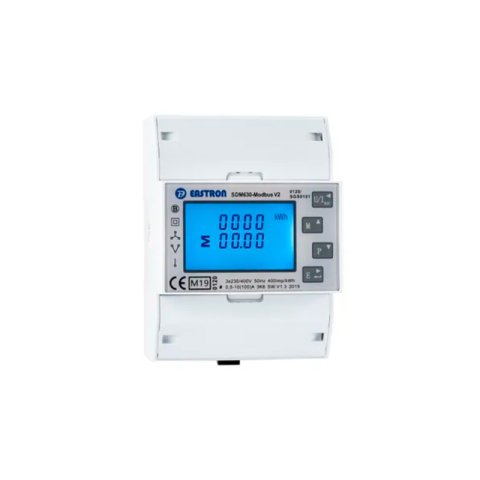 Solplanet tartozékok, 3 fázisú energiamérő Solplanet inverterekhez, Eastron SDM630-Modbus, közvetlen mérés 100A-ig, 2 év garancia