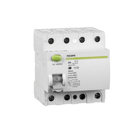 Szünetmentes áramkör-megszakító RCD, Icn=6kA, 4 pólusú, In=40A, I?n=30mA, A típus