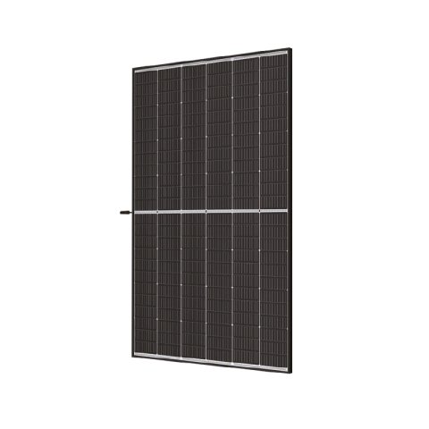 Trina 460W-os fotovoltaikus modul, Vertex S+, félbevágott, 30 mm, fekete keret, 1100 mm-es kábel