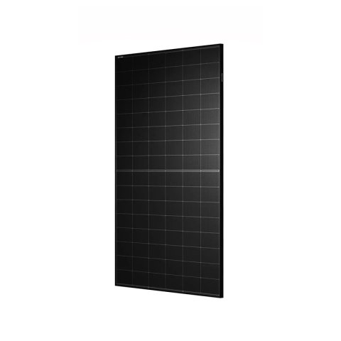 TW Solar 440W fotovoltaikus modul, félbevágott, N típusú, 30 mm, teljesen fekete, kétoldalas, dupla üvegezésű, EVO2 csatlakozóval