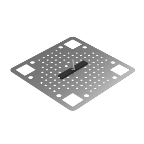 Szerelőlemez CWL bitumenes lemez/kátránypapír alá 1 csavarral 32mm és gumi alátéttel (K-53-32)