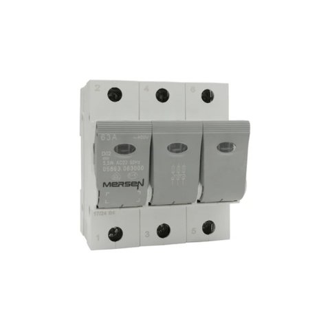 Biztosítékkapcsoló 3P 63A D02 400V
