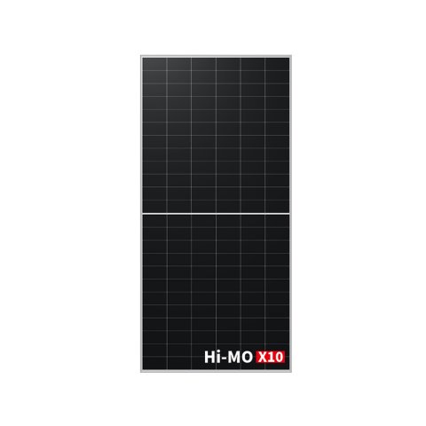 LONGI 655W-os fotovoltaikus modul, Hi-MO X10 Explorer, monokristályos, ezüst keret, 30 mm-es keret, EVO2 csatlakozó, 1400 mm-es kábel