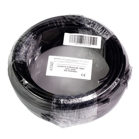 KENO kábel 10mm² fekete 50m