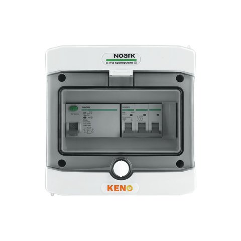 Inverter elosztódoboz Kismegszakító 20A 3-F, RCD 100mA típus A