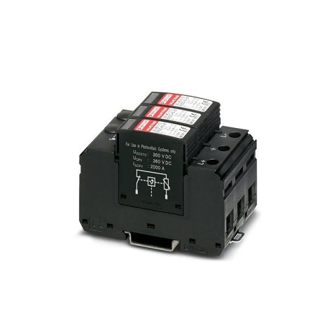 túlfeszültség-levezető 600V DC típus 1+2, Phoenix, PV PROTECTION VAL-MS-T1/T2 600DC-PC/2+V