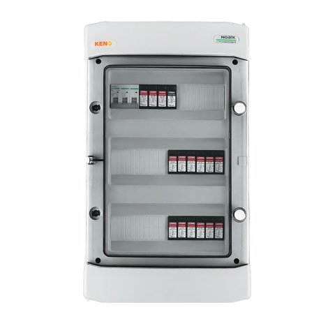 DC+ AC biztonsági elosztó Phoenix 1000V Túlfeszültség-levezető típus 2, 4x PV string, 4x MPPT // Phoenix AC Túlfeszültség-levezető típus 2, 32A 3-F
