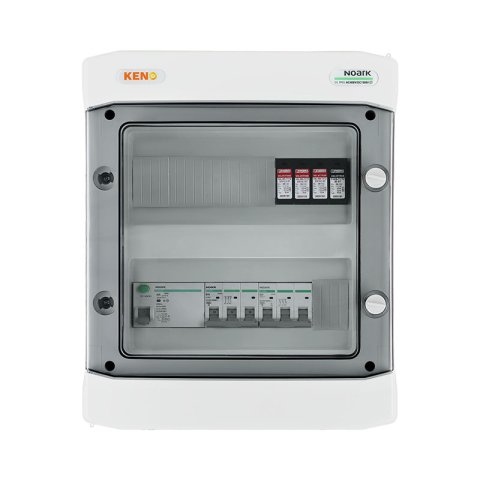 Inverter elosztódoboz AC Túlfeszültség-levezető típus 1+2, 16A, 20A 3-F, RCD 40A/100mA