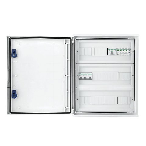 Inverter IP66 biztonsági elosztó AC Túlfeszültség-levezető típus 2, 80A 3F, FR 100A, fázisjelzés
