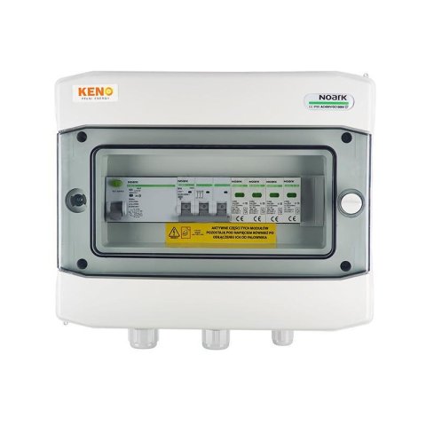 Inverter elosztódoboz AC Túlfeszültség-levezető típus 1+2, 40A 3-F, RCD 100mA