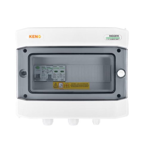 Inverter elosztódoboz AC Túlfeszültség-levezető típus 2, 16A 1-F, 40A/100ma RCB Kismegszakító (12T)