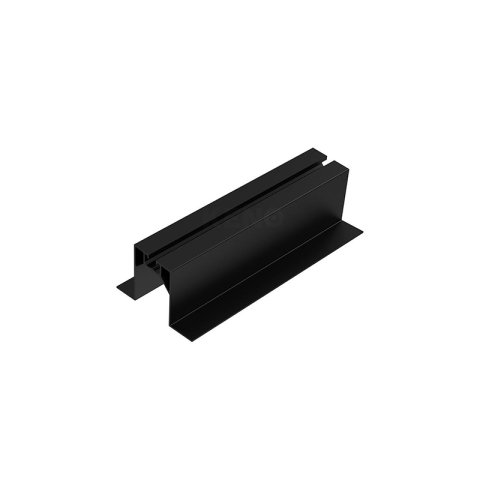Trapézlemezes sín - Magas, 330mm, FEKETE (K-56-CZ) Gyárilag döntött!