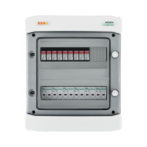 biztonsági elosztó DC 1000V Túlfeszültség-levezető típus 1+2, 6x PV string, 3x MPPT, túláram védelem 12x20A