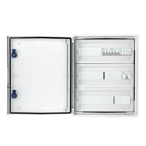 Inverter IP66 elosztódoboz AC Túlfeszültség-levezető típus 1+2, 2x 40A 3-F, FR 100A