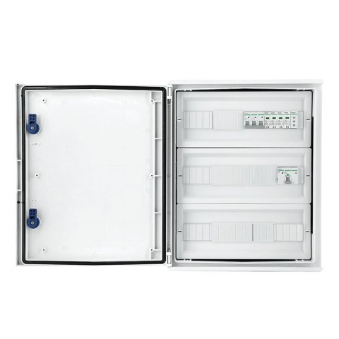 Inverter IP66 biztonsági elosztó AC Túlfeszültség-levezető típus 2, 63A 3F, FR 100A, fázisjelzés
