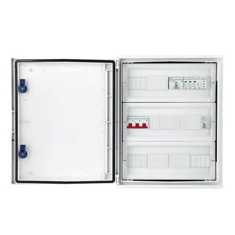 Inverter IP66 biztonsági elosztó AC Túlfeszültség-levezető típus 1+2, 80A 3F, FR 100A, fázisú signaling + 10A 1-F