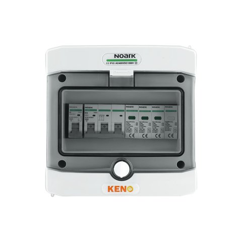 Inverter csatlakozó kapcsolóberendezés 1+2 típusú, 6A 1-F, 16A 3F típusú AC túlfeszültség-levezetővel